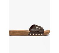 Fitflop Iqushion Adjustable Buckle Leather Slides