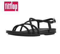 FitFlop Gracie Crystal Strappy Back Strap Sandals, Black, Size 7, Women Black