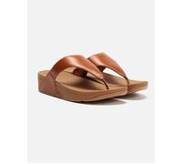 Fitflop Light Tan Lulu Leather Toe-Post Sandals - Size 5