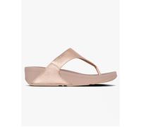 Fitflop Lulu Leather Leather Women's Toe Post Sandals - Rose Gold / UK 6 / Medium
