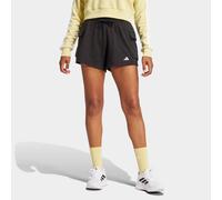 Women's Fitness Fleece Cargo Shorts - Black