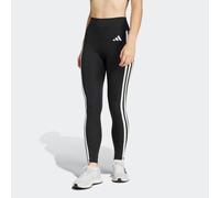 adidas Women's Optime Essentials 3 Stripes 7/8 Leggings, black/white, XL