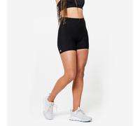Women's Fitted Fitness Cardio Shorts - Black