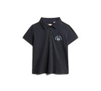 Women's fitted polo Superdry Athletic Essentials 90s Bleu S