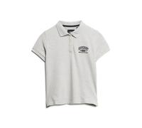 Women's fitted polo Superdry Athletic Essentials 90s Gris M