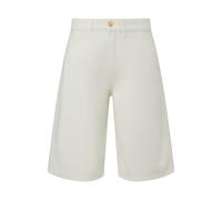 Women's Five-Pocket Denim Bermuda Shorts with Cotton Lining COMMA Blanc 38