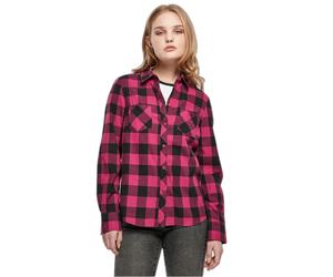 Women's flannel plaid shirt Urban Classics Violet XL