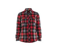 Women's flannel shirt Blaklader Rouge L