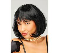 Ladies Short Bob Wig Adults Partyrama Fancy Dress Accessory Womens Hair Fringe