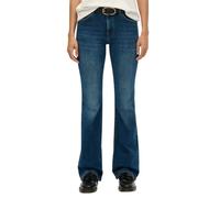 Women's Flare Jeans Superdry Mid Rise Bleu 28x32