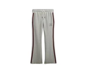 Women's flared joggers Superdry Athletic Essentials Stripe Gris S