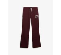 Women's flared jogging trousers with embroidered logo Superdry Athletic Rouge XS