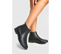 Womens Flat Chelsea Boots Black 7
