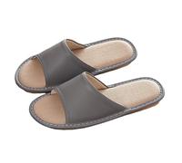 Women's Flat Comfortable Sandals - Slippers for Men and Women at Home Comfortable Summer Massage Slippers Breathable Non-Slip Lightweight Sandals Unisex Slippers Soft Leather Travel Slippers Guests