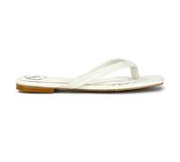 Womens Flat Flip Flops Ladies Square Toe Fashion Casual Slider Synthetic Leather Slip On Toe Post Sandals Size 3-8