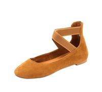 Womens Flat Sandals, Smart Casual Closed Toe Sandals, Ladies Summer Beach Sandal with Wide Fit Slip On Ankle Strap Slingback Platform Shoes Breathable Comfortable Non-Slip Walking Shoes for Women UK