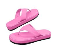 Women's Flat Sandals, Women's Flip Flop Black Ultralight Summer Sandals, Lightweight Walking Shoes, Sweat-Resistant, Outdoor Sandals, Soft Non-Slip Hiking Sandals, Open Toe Women's Shoes, pink, 6 UK