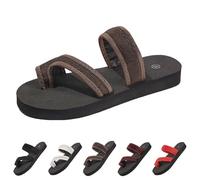 Womens Flat Wide Fit Sandals - Womens Beach Slippers Mesh Breathable Sliders Open Toe Backless Shoes Lightweight Walking Footwear Non Slip Beach Slippers Slip On Toe Ring Sandals Summer