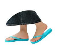 Womens Flats Flip-Flops, Summer Lightweight Comfortable & Slip-On Slippers, Slip-Resistant Washable Shower Sliders, Casual Solid Colour Versatile Beach Shoes, Leisure Quick Drying Footwear For House