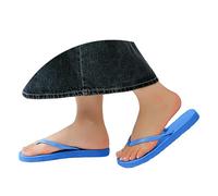 Womens Flats Flip-Flops, Summer Lightweight Comfortable & Slip-On Slippers, Slip-Resistant Washable Shower Sliders, Casual Solid Colour Versatile Beach Shoes, Leisure Quick Drying Footwear For House