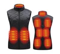 Women's Fleece Gilet Windproof Vest Lady's Zip Up Ladies Waistcoat Cropped Puffer Vests Supersoft Eco-Friendly Filling Bodywarmer Thick Hiking Running Golf Spring Fall Winter