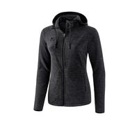 Erima Women Fleece Jacket - Black Marl, Size 34
