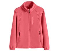 Womens Fleece Jackets Ladies Lightweight Warm Winter Coat Long Sleeve Full Zip Up Pullover Tops Fuzzy Fluffy Stand Collar s with Pockets Oversized Soft Comfy Cozy Sweatshirts Sweater