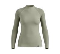 Odlo 112301 Seamless Performance Wool Long Sleeve Base Layer Green M Woman