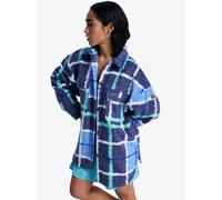 Roxy Over And Above - Check Plaid Polar Fleece Shirt Jacket For Women