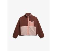 Women's fleece Superdry Colour Block Marron 2XL