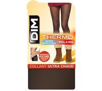 Women's fleece tights DIM effet transparent Thermal 80D Noir Taille 1/2