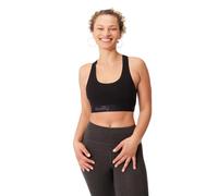 Women's Flex Merino Bralette by Woolly | RWS Certified | Soft, Breathable, Seattle Designed, Black, L