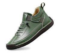 Women's Flexible Soft Sole Casual Walking Shoes Comfortable Flat Slip On Loafers for Everyday Wear Lightweight Breathable Design n258 Green