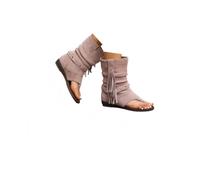 Women's Flip Flop Tassels Sandals Western Slouch Boots Versatile Flip Flop Sandals Thick Soled Cork for Women Women's Bohemian Wedge Sandals for Women, Pearl Tassel Casual Summer Shoes