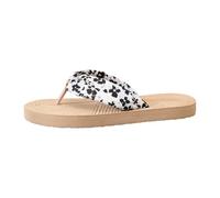 Women's Flip Flops, Extra Wide Fit Sandals for Women Hen Do/Hen Party White