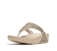 Women's flip-flops FitFlop Lulu Multi-Tonal Glitter Beige 40