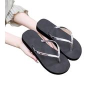 Womens Flip Flops Flip Flops Women Summer Outside Flat Bottomed Beach Shoes Sandals For Slippers Slide Indoor House(Color 02,39)