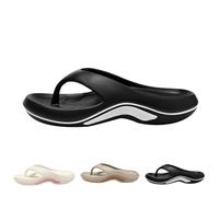 Womens Flip Flops Men Flip Flops Ladies Yoga Mat Comfortable Walking Thong Sandals with Plantar Fasciitis Arch Support Slip On Indoor Outdoor for Summer Corrective Sports Sandal Open Toe Thick Cushion