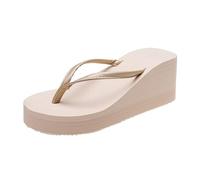 Womens Flip Flops Open Toe Thong ls Dressy Summer Clip Toe Ankle Strap Slip On Slides Wide Width Beach Slippers Casual Comfortable Anti-Slip Vacation Walking Shoes
