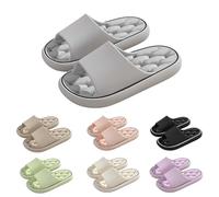 Womens Flip Flops Size 7 Lightweight Summer Beach Pool Sliders Thick Recovery Pillow Soft Shower Indoor Slippers Washable Quick Drying Non-Slip Open Toe Shoes for Home Spa Bathroom