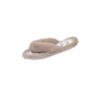 Womens Flip Flops Slippers Ladies Fluffy Faux Fur Warm Shoes Memory Foam Comfy Open Toe Slippers with Non-Slip Outsole