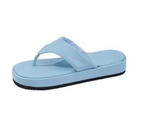 Women's Flip Flops Toe Post Orthopedic Flip Flops Platform Summer Sandals for Women UK Indoor Beach Pool Sandals Casual （Light Blue，3.5