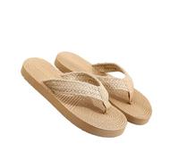 Womens Flip Flops Women Slippers Flip Flops Ladies Shoes Indoor Outdoor Female Flop Beach Flat Slides Fashion Summer Straw Sandals(Color 03,38-(suit for 37))