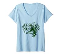 Women's Floating Frog V-Neck T-Shirt
