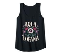 Womens Floral Aqua Tofana Apothecary Flower Women Feminist Poison Tank Top