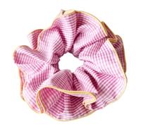 Women's Floral Double Layered Scrunchies With Ruffled Korean Styles Oversized Hair Accessories Party Headwear