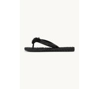 Women's Floral Flip-Flops Ilse Jacobsen Hornbæk Noir 42