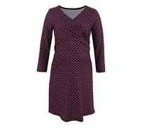 Women's Floral Mini Dress Long Sleeve Patchwork Nursing Dresses for Breastfeeding Ultra Soft Maternity and Nursing Nightgown and Lounge Dress Plus Size UK Red