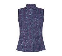 Women's floral print sleeveless shirt CMP Bleu M