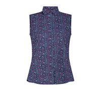 Women's floral print sleeveless shirt CMP Bleu S